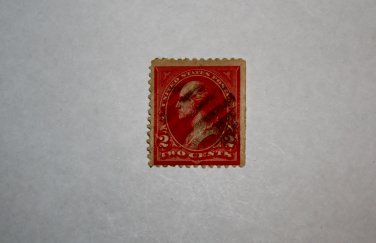 2-U.S. Cat. # 220 - 1890 2c Washington, carmine