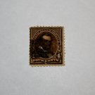 3-U.S. Cat. # 222 - 1890 4c Lincoln, dark brown