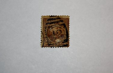 2-U.S. Cat. # 223 - 1890 5c U S Grant, chocolate