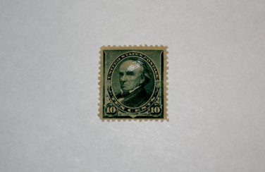 U.S. Cat. # 226 - 1890 10c Webster, green