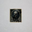 3-U.S. #227 - 1890 15c Henry Clay, indigo
