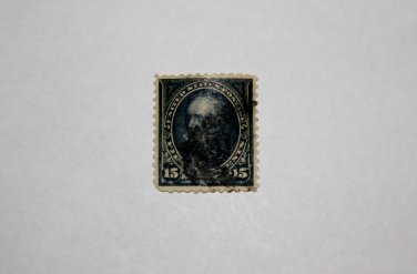 3-U.S. #227 - 1890 15c Henry Clay, indigo