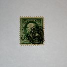 U.S. Cat. # 279 - 1898 1c Franklin, DL Wmrk deep green