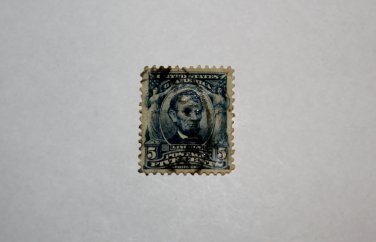 U.S. Cat. # 304 - 1903 5c Lincoln, blue