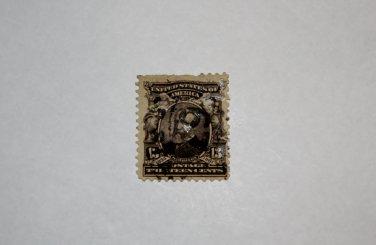 U.S. Cat. # 308 - 1902 13c B Harrison