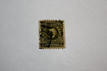 U.S. Cat. # 309 - 1903 15c Clay, olive green