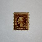 U.S. Cat. # 334 - 1908 4c Washingto, DL Wmrk, orange brwn