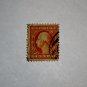 U.S. Cat. # 336 - 1909 6c Washington, DL Wmrk, red orange
