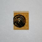U.S. Cat. # 338 - 1909 10c Washington, DL Wmrk, yellow