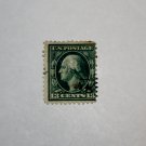 U.S. Cat. # 339 - 1909 13c Washington, DL Wmrk, blue green