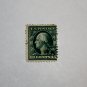 U.S. Cat. # 339 - 1909 13c Washington, DL Wmrk, blue green