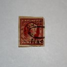 U.S. Cat. # 368 - 1909 2c Lincoln imperf carmine