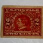 U.S. Cat. # 371 - 1909 2c Seward imperf carmine