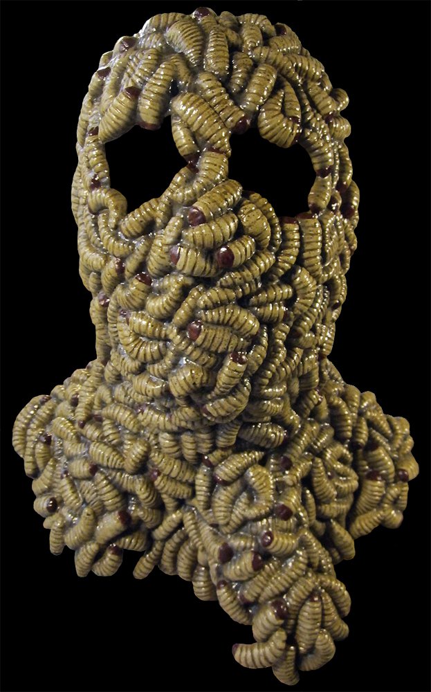 Swarming Maggots Eating Human Head Grubface Grub Feeding Frenzy Scary ...
