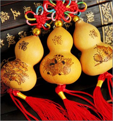 Chinese Vintage Bottle Gourd Art HL01 Gourd Pyrography Pay Bitcoin
