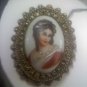 Vintage Limoges Cameo pin/brooch in a goldtone setting