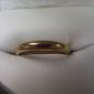 Vintage wedding band ring 18k gold plated in size 7