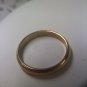 Vintage wedding band ring 18k gold plated in size 7