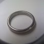 Jewelry store wedding band sample ring - vintage silvertone size 7