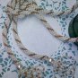 Faux Pearl Rope Tassel Necklace 53 inch Long 1960s Vintage Jewelry