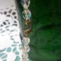 Aurora Borealis crystal bead 30 inch long necklace