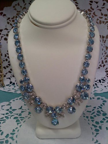 Eisenberg Ice - Blue Ice rhinestone necklace