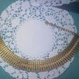 Vintage Victorian Revival style goldtone necklace