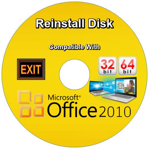 cannot reinstall ms office 2010 activation