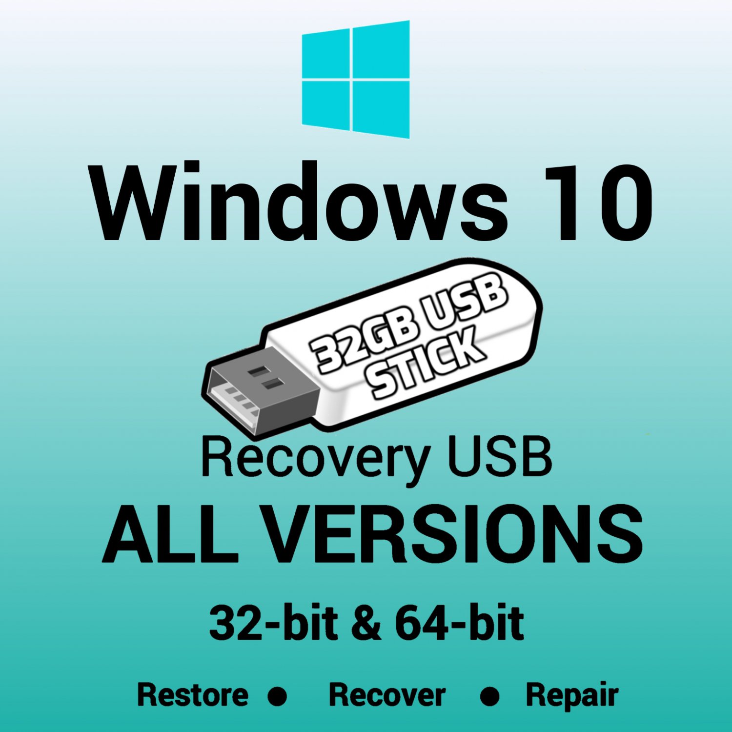 win 10 reinstall from usb
