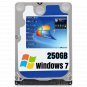 250GB 2.5 Hard Drive For Asus G71V Windows 7 Pro 64bit Fully Loaded