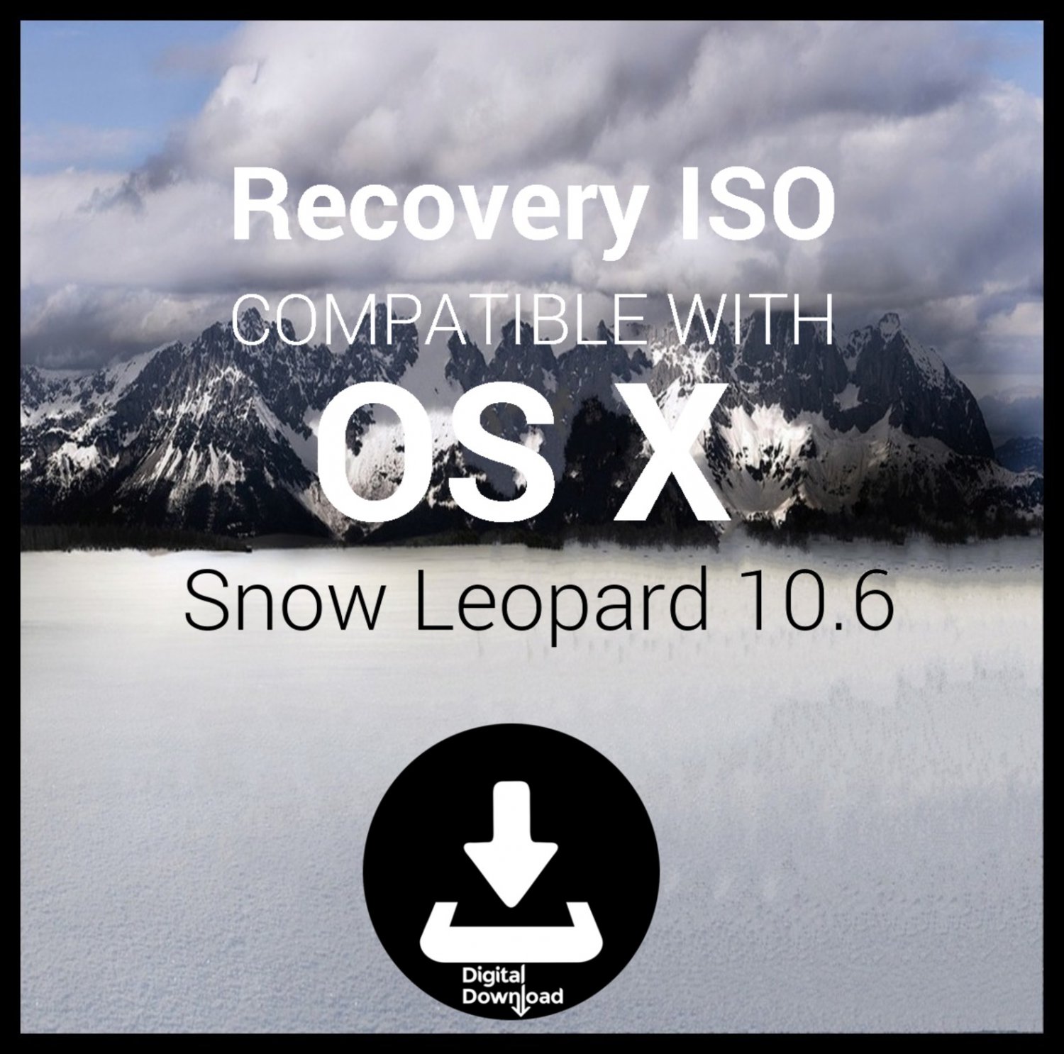 mac os x snow leopard recovery disk download