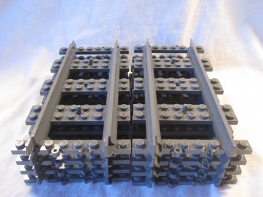 LEGO City Train 8 Straight Track Mint 7939/3677/7499