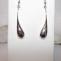 Dew Drop Sterling Silver Dangle Earrings hook drop
