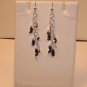 Sparkly 925 Sterling Silver Dangle Earrings hook drop
