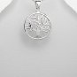 Tree of Life Sterling Silver Pendant on 18in Necklace