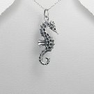 Sterling Silver Seahorse Pendant w/18 inch Necklace Ocean Sterling Silver Seahorse Pendant w/18 inch Necklace Ocean