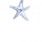 Sterling Silver Small Ocean Starfish 925 Nautical Pendant Necklace 18" Box Chain Sterling Silver Small Ocean Starfish 925 Nautical Pendant Necklace 18" Box Chain