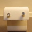 2.37ct Round White Topaz 925 Sterling Silver Stud Earrings
