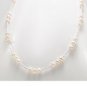 Gorgeous Freshwater Pearl and Sterling Silver Silver Necklace