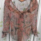 Beaded Translucent Blouse