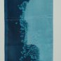 NEW*HAND PAINTED*HOKUSI WAVE EFFECTS*SILK*SCARF*WINE*TURQ*LAVENDER*EMERALD