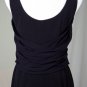VINTAGE*EVENING DRESS/LITTLE BLACK DRESS/LONG SKIRT*100% BLACK SILK*DESIGNER*SIZE 6*SUPERB CONDITION