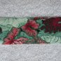 NEW*1990*VINTAGE CLOTH RIBBON*8 YDS+*1 3/8"W*MULTI COLORED CALADIUM LEAVES FOLIAGE*