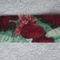 NEW*1990*VINTAGE CLOTH RIBBON*8 YDS+*1 3/8"W*MULTI COLORED CALADIUM LEAVES FOLIAGE*