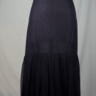 VINTAGE*1990*BETH SCHAEFFER*LONG BLACK MAXI SKIRT*100% SILK*EXCELLENT CONDITION*SIZE 6
