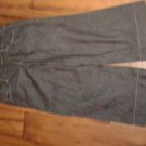 Cute Calvin Klein  womens Thin Denim Crop Blue Jeans 100% Cotton