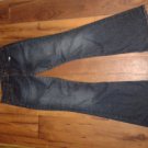 Banana Republic Soft Denim Blue Jeans 28P 30 inch inseam wide bootcut 3% spandex
