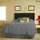 100% COTTON 800 TC CORNER RUFFL DUVE SET QUEEN SIZE GRAY
