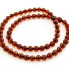 Rounded amber necklace jewelry 0220