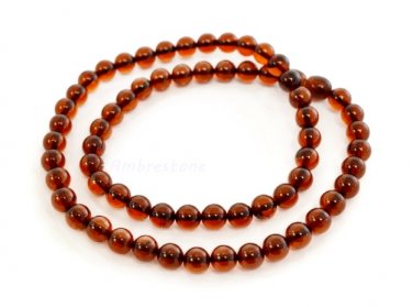 Rounded amber necklace jewelry 0220